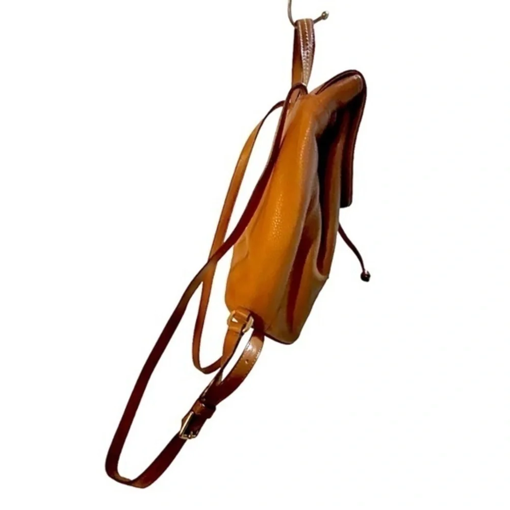 Mini Coach Leather Backpack Bag